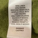 Abound  Linen Blend Olive Green Pull‎ On Shorts Elastic Waist Size XL Summer Photo 7