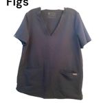 FIGS  Technical Collection Blue Scrub Top L Photo 1