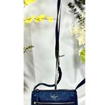 Kate Spade  Jackson Street Pebbled Leather Top Zip Crossbody Hand Bag Sapphire Photo 2