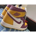 Jordan 1 Retro High OG Brotherhood 2022 555088 706 University Gold Mens Size 9.5 Photo 7
