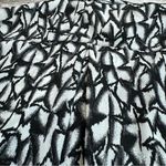 Lily White  Women's Lightweight Open Cardigan Abstract White Black XL Extra Large Photo 3