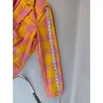 Free Assembly Womens XXL Pink & Yellow Checkered Blazer Photo 6