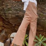 Anthropologie NWT self contrast tan overalls / jumper sz small / sold at anthro $170 Photo 3