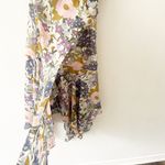 ASTR THE LABEL Santorini One Shoulder Midi Dress Retro Floral Purple Small NEW Photo 5