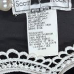 Scott McClintock Dress Vintage Black Velvet‎ Lace Mini Bouche Gothic Elegant 2 Size 6 Photo 9