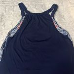 Xhilaration Blue Tribal Pattern Tank Top Photo 1