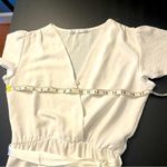 Fraiche By J Belted White Faux Wrap Belted Dress Women’s Size S Photo 10