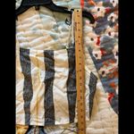 Gypsies & Moondust  L Striped Smocked Crop Top Photo 9