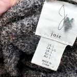 Joie  Plaid Cardigan V-Neck Sweater Beige Black Size Large Photo 6