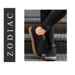 Zodiac 🆕 Womens Ella Canvas Lifestyle Casual and Fashion Sneakers Black 8🆕 Photo 1
