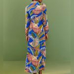 Farm Rio NEW  Blue Macaw Flight Maxi Dress XL Photo 4