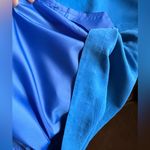 Buttons Nancy Crystal Blue Short Sleeves Gold Vintage Dress Sz 6 Should… Photo 10