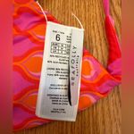 Seafolly Australia Reversible Bikini Top Pink and Orange size US 2 Photo 4