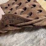Rag and Bone  Bailey Size 9/39 Suede Faux Shearling Lined Slippers Slides‎ Woven Photo 8