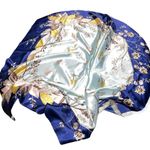 Coastal Silky Feel Large Square 35" Scarf Blue Photo 0
