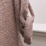 Belle France Lace Back Sweater in Blush Pink, Size L EXCELLENT! Retail $138 Pink Size L Photo 6