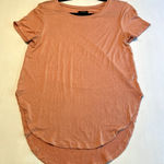 Halogen T-Shirt Top Rounded Hem Short Sleeve Casual Everyday XS Photo 0