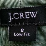 J.Crew Low Fit Women’s Size 8 100% Cotton Moss Green Chino Shorts Photo 2