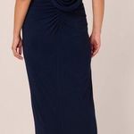 Adrianna Papell | Sleeveless Jersey Gown With Embellished Lace Cowl Back Photo 1