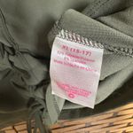 No Boundaries  Olive Green Lace Up Crop Top Size XL‎ Photo 5