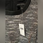 Banana Republic Factory Faux Leather Collar Fit & Flare Skater A-Line Dress Sz 0 Photo 5