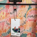 America & Beyond Cover Up Rain Stroke Maxi Orange Photo 3