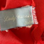 Vintage Maxi Nightgown Slip Red Photo 4