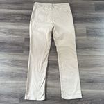 NYDJ  Light Tan Straight-Leg Jeans 14 High Rise Denim Stretchy Photo 1