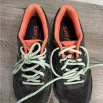 ASICS Womens Shoes Dynamic Duomax GT 2000 Fluid Ride Black Aqua Orange Photo 4