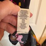 Free People Womens 1667 Black Floral Lace Trim Short Sleeve Dress, Size 8 Photo 4