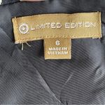 The Limited  | Black Metallic Gold Medallion Cocktail Dress Sz 6 Photo 6