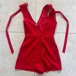 BCBGeneration BCBG Generation Red One Piece Romper Sz 0 Photo 3