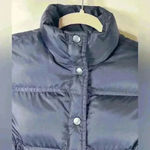 Lands' End  Warm Cozy Puffer Vest Down Feather Dark Navy Women’s Size Small 6-8 Photo 6