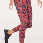 Lululemon Final Lap Crop TIGHTS SZ 8 *23" Efflorescent Dark Canyon Onyx Blue Photo 0