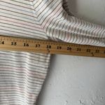 LL Bean Shirt Womens Medium Striped Turtleneck Long Sleeve Multicolor Stretch Photo 5