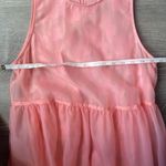 Ulla Johnson Polline Sheer Tiered Organza Midi Dress in bubblegum 6 Photo 9