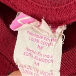 LAT Medium V Neck Washington State Cougars Y2K Graphic Tee Shirt Red Photo 3