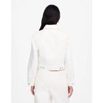 Madewell $128 New Crop Jean Trucker Jacket - White - Small Photo 2