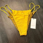 Revolve  Lovewave Tbe Edwina Swim Bottom in Chartreuse And Olive‎ Sz L Photo 1