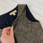 Michael Kors  Women’s Black & Gold Shimmer Scoop Neck Sleeveless Dress Size 4 Photo 5