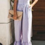 Storia Red Dress Boutique Striped Jumpsuit boho Photo 1