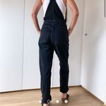 ASOS  Design denim slouchy overalls in washed black Photo 2