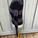 Hang Ten  Black & Gray Striped Cotton Blend Sweater Size L Photo 3
