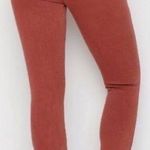 Spanx Jean-ish Ankle Leggings In Island Red Size M Photo 1