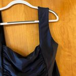 J.Crew  Womens One Piece Swimsuit Square Neck Ruched Navy Blue Swim NWOT Size 16 Photo 2