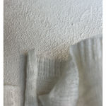 J.Crew Ivory Open Knit Long Sleeve Sweater Mohair XS Sheer Lightweight Coastal Photo 4