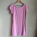 Free People  by FP Beach Rosalia Lavender Pink Backless Mini Short Sleeve Dress Photo 2