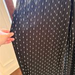 Elegant NWOT High Waisted Black Accordion Pleated Wide Photo 2