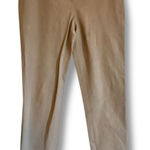 Theory Size 10 Tan Straight Leg Side Zip Trouser Pants Stretchy Classic Chinos Photo 0