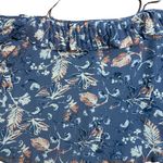 Ella Moss  Blue Print Off-shoulder/spaghetti Strap Top Photo 2